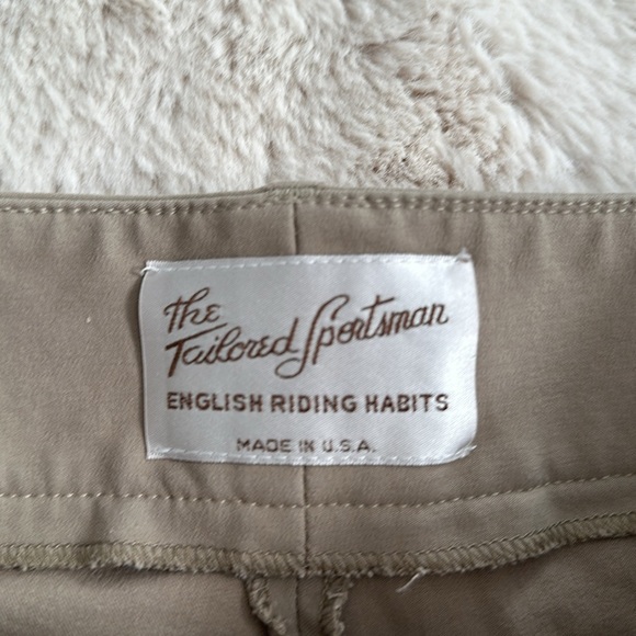 The Tailored Sportsman Trophy Hunter Low-Rise Front Zip Breech Tan size 30 Reg - Picture 5 of 7